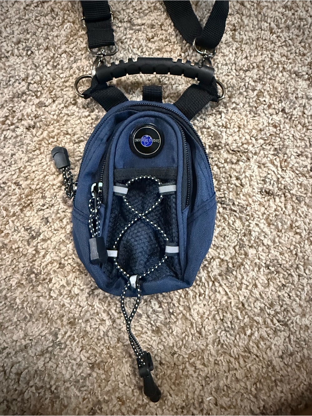 Universal Studios Compact Navy Blue Crossbody Sling Bag
